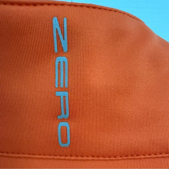 Gore Orange Quarter-Zip Men's high visibility wind breaker pullover jacket large - Picture 3 of 13